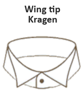 Wing tip Kragen