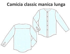 Camicia classic manica lunga