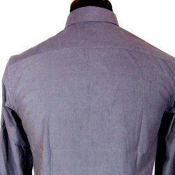 Gray velvet men's shirt