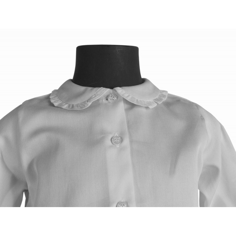 Camicia bimba RANUNCOLO BIANCO