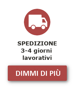 Spedizione 3-4 giorni lavorativi