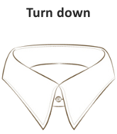 Turn down collar