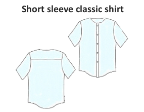 Short sleeve classic shirt